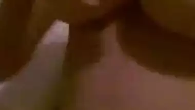 Bihari Girl Doing Her Own Boobs Massage