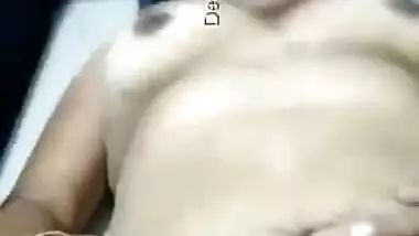 Lovely Indian babe takes selfie stick to film XXX video for her man