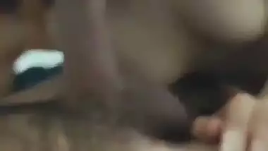 Sexy babe sucks lover’s dick and fucks in the doggy style