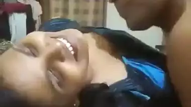 So Hot Married Wife Pleases Her Cuckold Hubby while Having Fun with Another Man infront of Her Hubby