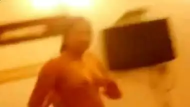 Naked Punjabi bhabhi shaking the dick