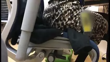 Candid coworker ass and legs