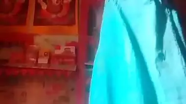 Horny sexy Dehati wife striptease video for her secret lover