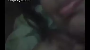 Indian Desi wife Sneha holding and sucking lund of her hubbys friend at home