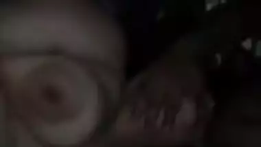 DESI WIFE HUGE BOOBS SHARED BY TWO GUY