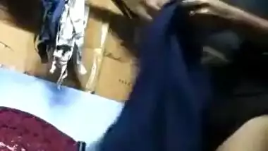 Indian wife caught changing dress 