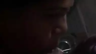 Cheating bhabhi sucking bf dick while talking on phone