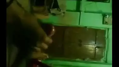 Hyderabadi bhabhi gives blowjob before putting on a condom for sex!