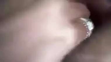 Porn clip about Indian whore taking her natural breasts out and fingering vagina