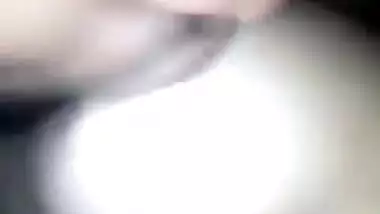 Horny Desi chick has her XXX muff nailed in darkness by ex-lover