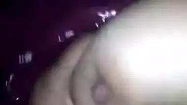 Indian Bhabhi boob pressing and giving a kiss with her boyfriend