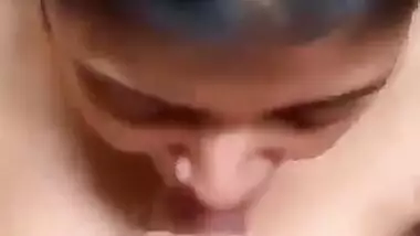 Sexy Indian girl Blowjob and Play with Lover Dick Part 1