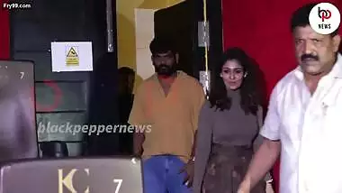 Nayanthara Hottest Ever Huge Boobs Show & Leesha Eclairs Cleavage Show in Public