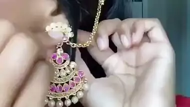 Desi Hot Girl video making