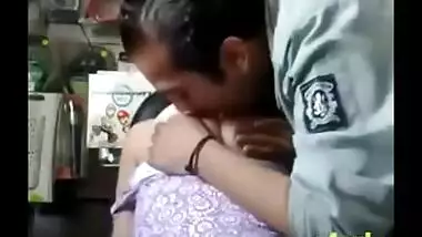 Sex mms of an amateur store girl having fun with the manager