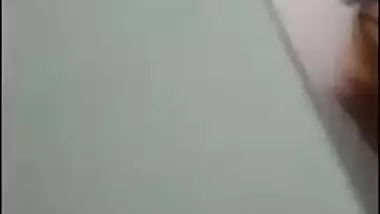 Desi wife after bathing in bathroom