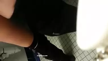 Horny Couple Enjoy A Hardcore Fuck In The College Men’s Washroom