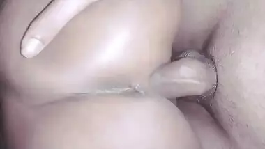 MILF in gloves & stockings wanted to get fucked so bad and ended up jacking my dick till I shot cum!