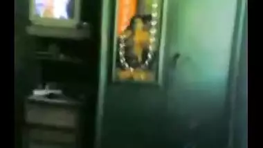 Sexy Indian bhabhi incest home sex scandal with devar