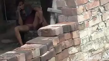 Desi village girlfriend showing pussy talking to bf and he recording