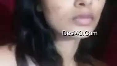 Winsome Indian girl with natural tits knows XXX way to turn men on