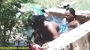 Indian village aunty,desi horny girl bath fucking with husband , big boobs press sucking moaning