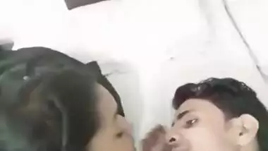 Couple kiss