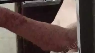 Neighbor girl dress change after nude bath caught