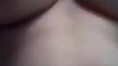 Desi fatty poses for the camera to reveal her big XXX boobs and slit