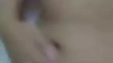 Attractive Desi chick displays on camera XXX boobs with puffy nipples